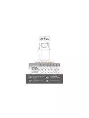 Майка мужская omsa cotton u1101 nero, , 46 (M), OMSA, - 4