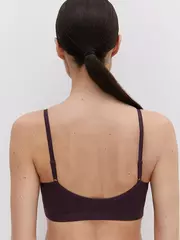 Кроп-топ на тонких бретелях omsa cotton 1111s viola, , 44 (S), OMSA, - 3