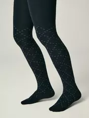 Колготки махровые conte-kids sof-tiki 701 темно-синий, , 140-146 (22), CONTE-KIDS, - 1