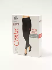 Ультрамодные джеггинсы с россыпью из стразов silvia nero, , 170-94/S, CONTE ELEGANT, - 1