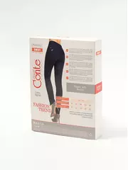 Ультрамягкие джеггинсы с высокой посадкой swift new темно-синий, , 164-90/XS, CONTE ELEGANT, - 2