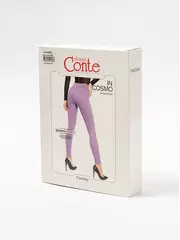 Леггинсы женские conte моделирующие джеггинсы с эффектом "push up" in cosmo purple bloom, , 164-98/M, CONTE ELEGANT, - 1