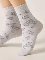 Носки женские conte classic 697 светло-серый, , 39-41 (25-27), CONTE ELEGANT, - 2