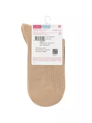 Удлинённые женские носки conte classic 751 бежевый, , 36-38 (23-25), CONTE ELEGANT, - 5