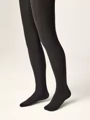 Колготки махровые conte-kids sof-tiki 700 черный, , 140-146 (22), CONTE-KIDS, - 1