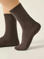 Удлинённые женские носки conte classic 751 шоколадный, , 36-38 (23-25), CONTE ELEGANT, - 2