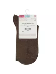 Удлинённые женские носки conte classic 751 шоколадный, , 36-38 (23-25), CONTE ELEGANT, - 5
