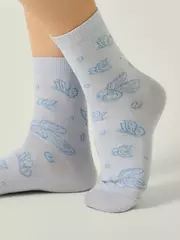 Носки женские conte classic 697 бледно-фиолетовый, , 39-41 (25-27), CONTE ELEGANT, - 2