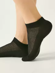 Носки женские (ультракороткие) conte active 961 черный, , 36-38 (23-25), CONTE ELEGANT, - 2