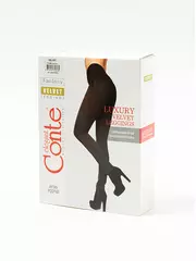 Ультрамягкие леггинсы из искусственной замши velvet khaki, , 170-98/M, CONTE ELEGANT, - 1