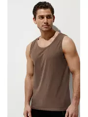 Майка мужская omsa cotton u1101 cappuccino, , 48 (L), OMSA, - 1