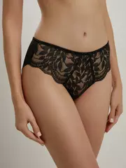 Трусы женские слип glamour tp3188 черный, , 114/3XL, CONTE ELEGANT, - 3