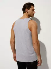 Майка мужская omsa melange u1102 grigio chiaro melange, , 46 (M), OMSA, - 2