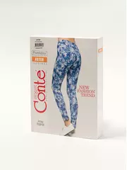 Леггинсы женские aster blue-white, , 164-98/M, CONTE ELEGANT, - 1