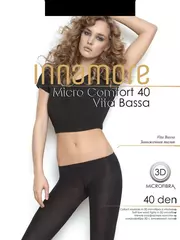 Колготки с заниженной талией innamore micro comfort 40 fumo, , 2, INNAMORE, - 1