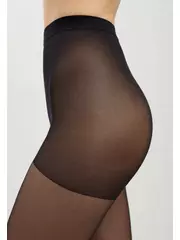 Колготки c объемным рисунком из флока euphoria nero, , 4, CONTE ELEGANT, - 3