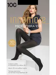 Колготки innamore microfibra 100 nero, , 2, INNAMORE, - 1