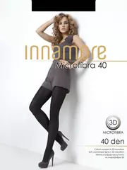 Колготки innamore microfibra 40 nero, , 2, INNAMORE, - 1