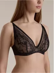 Бюстгальтер балконет sakura rb5249 черный, , 80C, CONTE ELEGANT, - 1