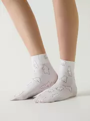 Носки с рисунком «белые мишки» fantasy 936 mix, , 36-39 (23-25), CONTE ELEGANT, - 2
