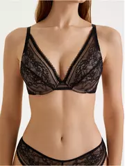 Бюстгальтер conte sakura rb1247 черный, , 75C, CONTE ELEGANT, - 1