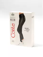 Леггинсы женские conte shine nero, , 170-90/XS, CONTE ELEGANT, - 1