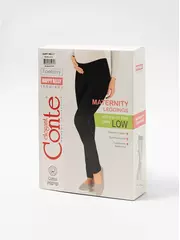 Леггинсы для беременных happy belly nero, , 164-98/M, CONTE ELEGANT, - 1