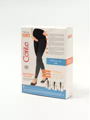 Леггинсы женские для беременных softi lux nero, , 170-110/XXL, CONTE ELEGANT, - 2