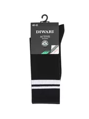 Удлиненные мужские носки diwari active 231 черный, , 40-41 (25), DIWARI, - 1