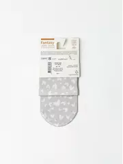 Носки с рисунком «белые сердечки» fantasy 70 den 145 mix, , 36-39 (23-25), CONTE ELEGANT, - 5