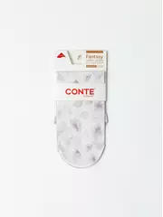 Носки с рисунком «нежный цветок» fantasy 70 den 144 mix, , 36-39 (23-25), CONTE ELEGANT, - 4