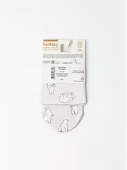 Носки с рисунком «белые мишки» fantasy 936 mix, , 36-39 (23-25), CONTE ELEGANT, - 5