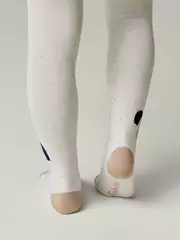 Колготки с рисунком «лошадки» tip-top 714 молочный, , 92-98 (14), CONTE-KIDS, - 4