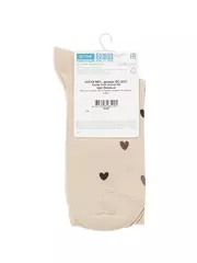 Удлиненные женские носки conte active 966 бежевый, , 39-41 (25-27), CONTE ELEGANT, - 5