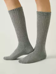 Носки женские (махровая стопа) conte comfort 750 серый, , 36-38 (23-25), CONTE ELEGANT, - 1