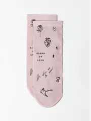 Носки с рисунком «tattoo» fantasy 70 den 142 mix, , 36-39 (23-25), CONTE ELEGANT, - 3