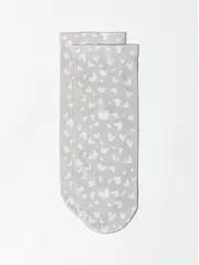 Носки с рисунком «белые сердечки» fantasy 70 den 145 mix, , 36-39 (23-25), CONTE ELEGANT, - 3