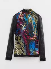 Джемпер женский esli ld 382 черный, , 170,176-88, ESLI, - 2