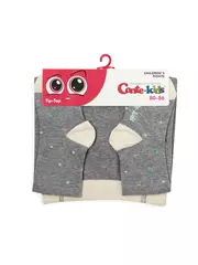 Колготки детские tip-top 711 серый, , 80-86 (14), CONTE-KIDS, - 3