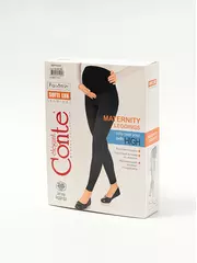 Леггинсы женские для беременных softi lux nero, , 170-110/XXL, CONTE ELEGANT, - 1