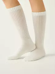 Носки женские (махровая стопа) conte comfort 750 молочный, , 36-38 (23-25), CONTE ELEGANT, - 1