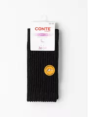 Тёплые носки с махровой стопой conte comfort 750 темно-зеленый, , 39-41 (25-27), CONTE ELEGANT, - 1