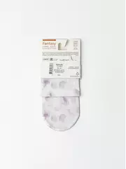 Носки с рисунком «нежный цветок» fantasy 70 den 144 mix, , 36-39 (23-25), CONTE ELEGANT, - 5