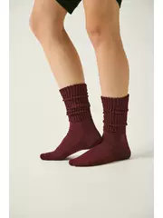 Носки женские (махровая стопа) conte comfort 750 темно-бордовый, , 39-41 (25-27), CONTE ELEGANT, - 1