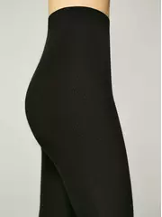 Теплые легинсы из хлопка conte cotton 300 nero, , 2, CONTE ELEGANT, - 3