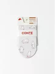 Носки с рисунком «белые мишки» fantasy 936 mix, , 36-39 (23-25), CONTE ELEGANT, - 4