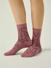 Носки женские conte classic 687 пепельно-розовый, , 36-38 (23-25), CONTE ELEGANT, - 2