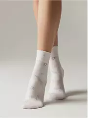 Носки женские с рисунком «forever» fantasy 943 mix, , 36-39 (23-25), CONTE ELEGANT, - 1