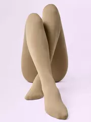 Cуперплотные теплые колготки с флисом omsa groenland beige naturel, , 2, OMSA, - 6