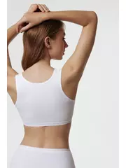 Бюстье из хлопка basic collection lbe 2018.1 white, , 170-92/M, CONTE ELEGANT, - 3